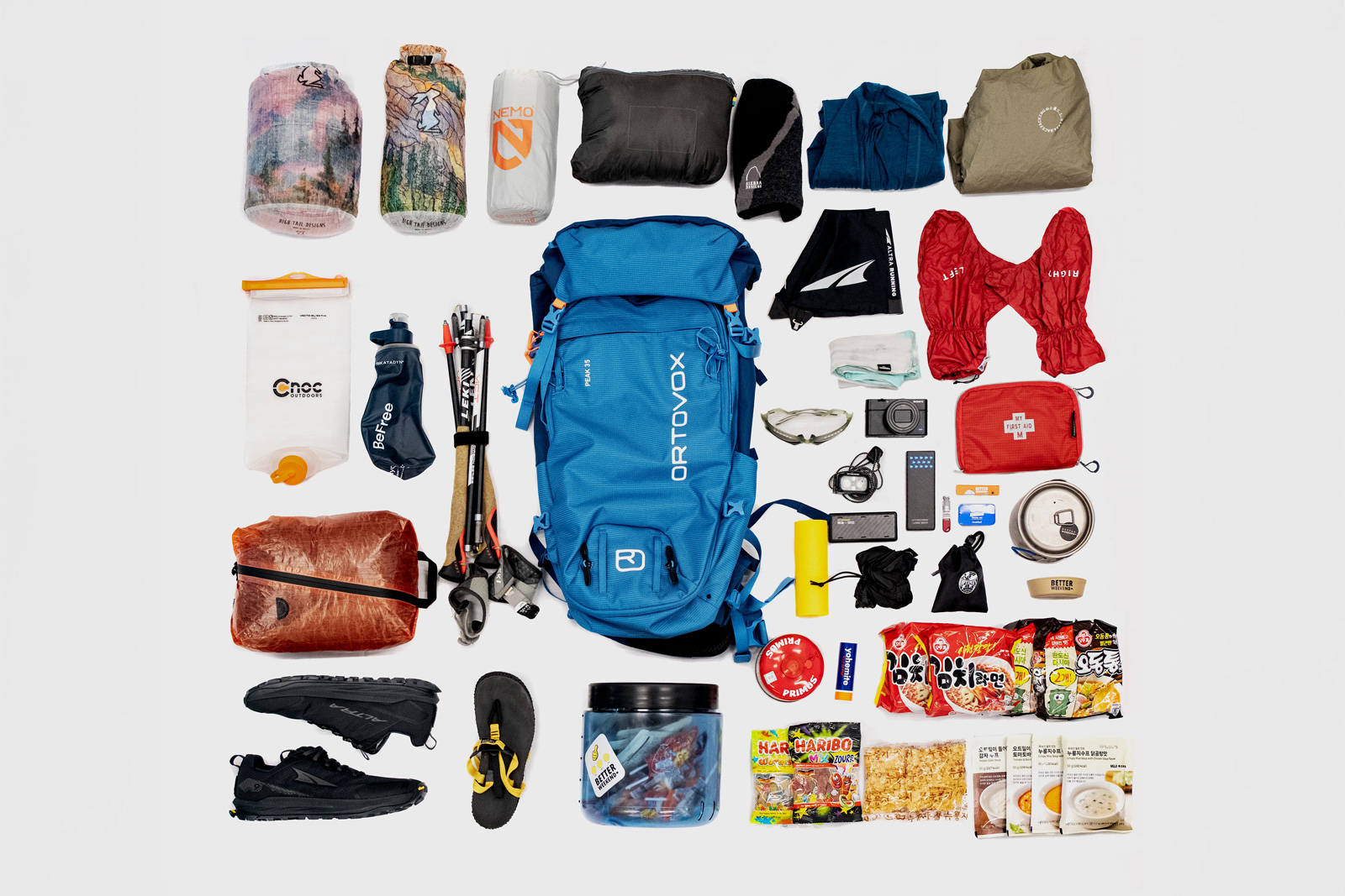 Gear List JMT - Piute Pass to Bishop Pass 5Days